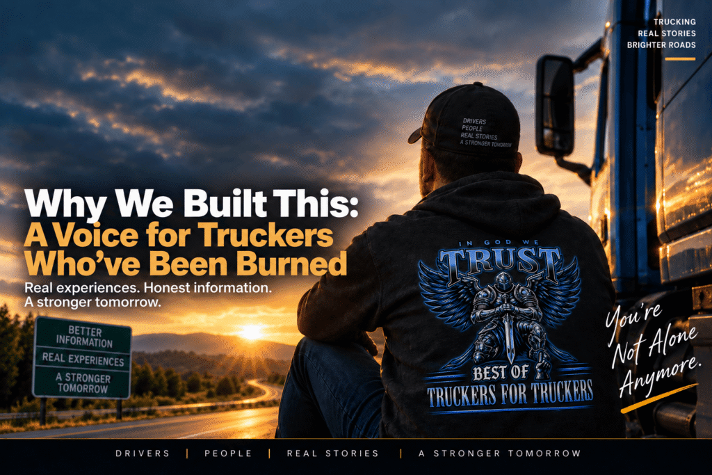 A Voice for Truckers Who’ve Been Burned